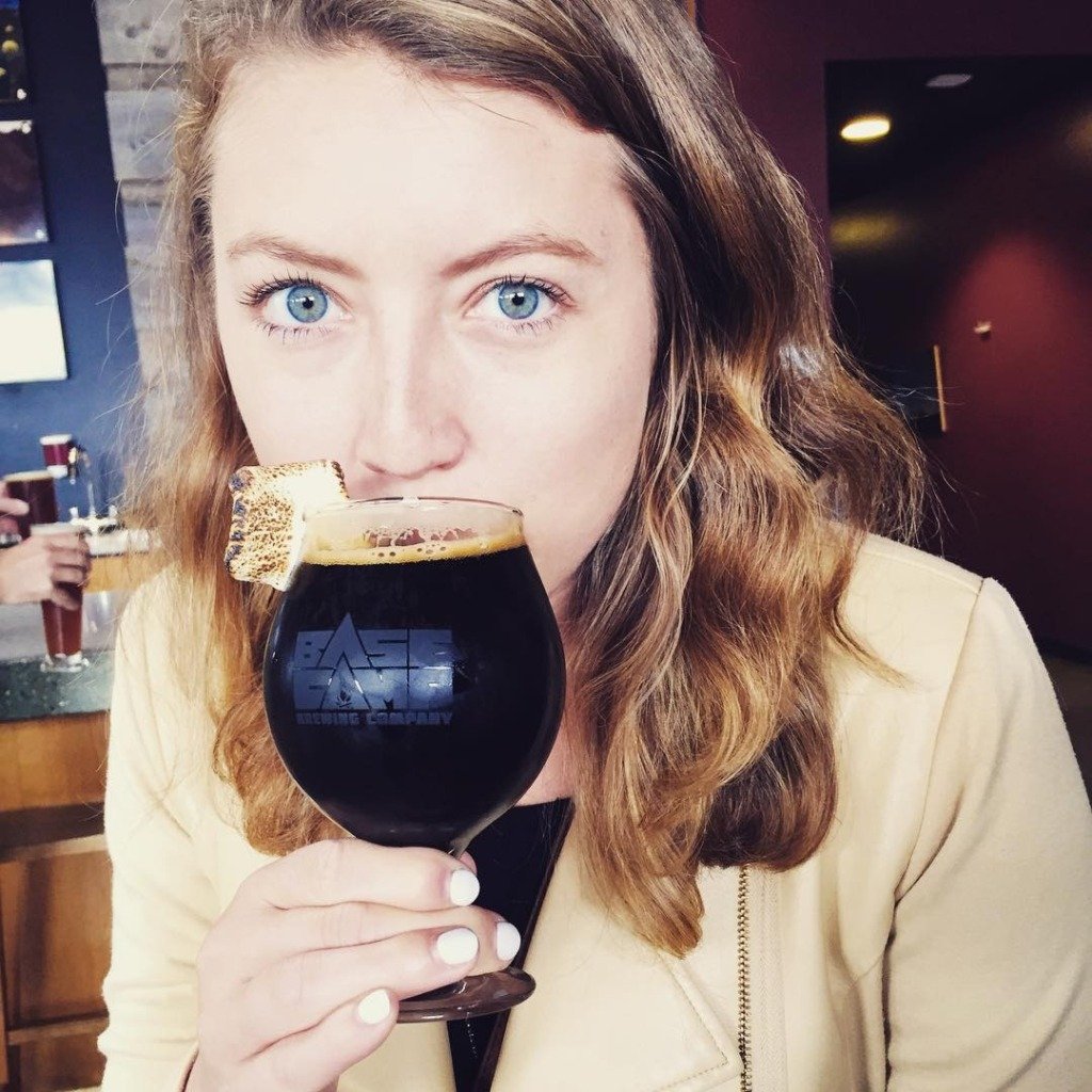The s'mores stout at BaseCamp Brewery