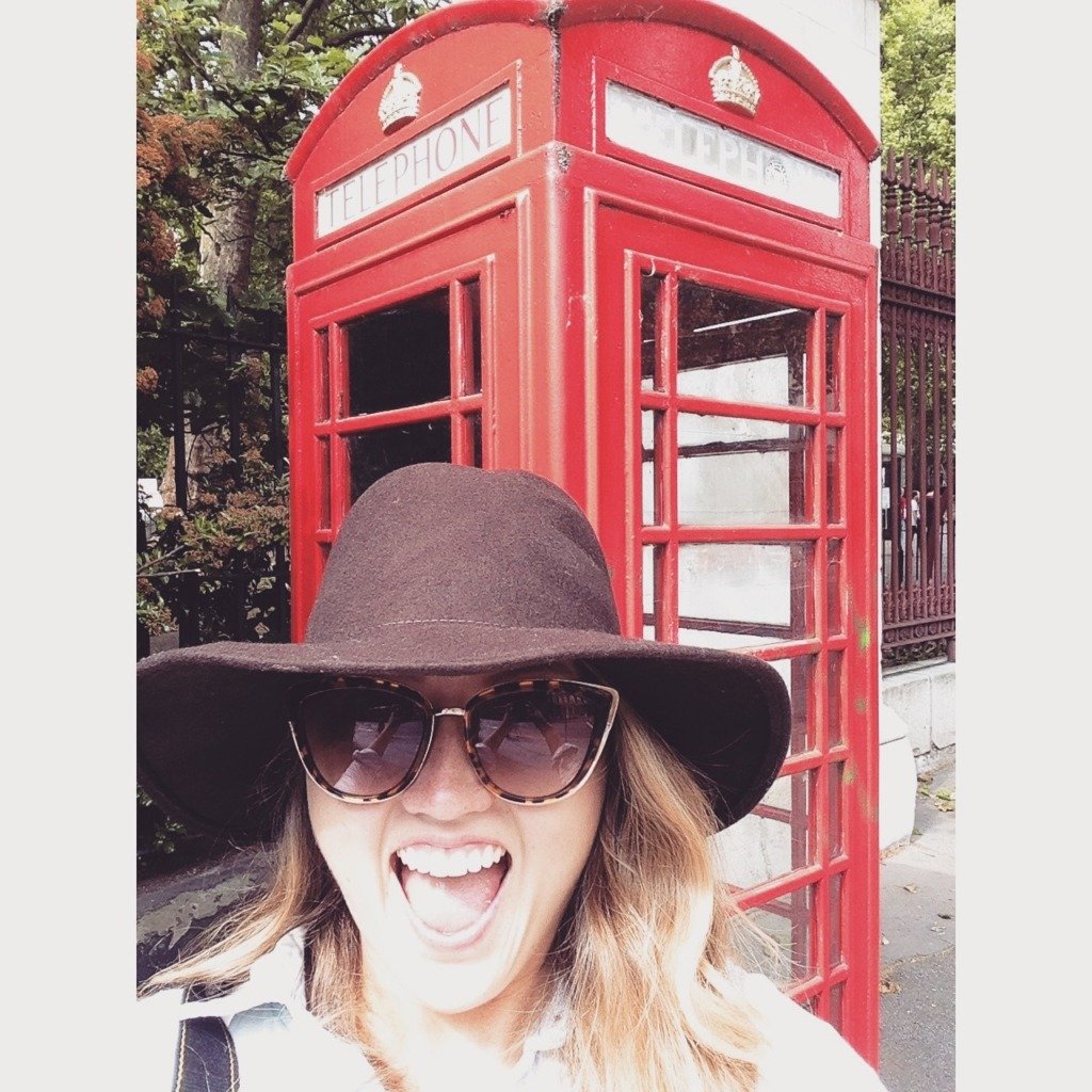 London phone booth | Traveling Spud