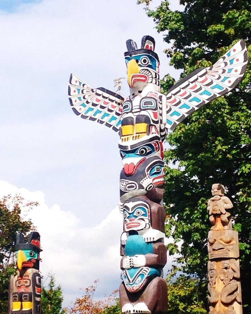 Had to find the totem poles in Vancouver!