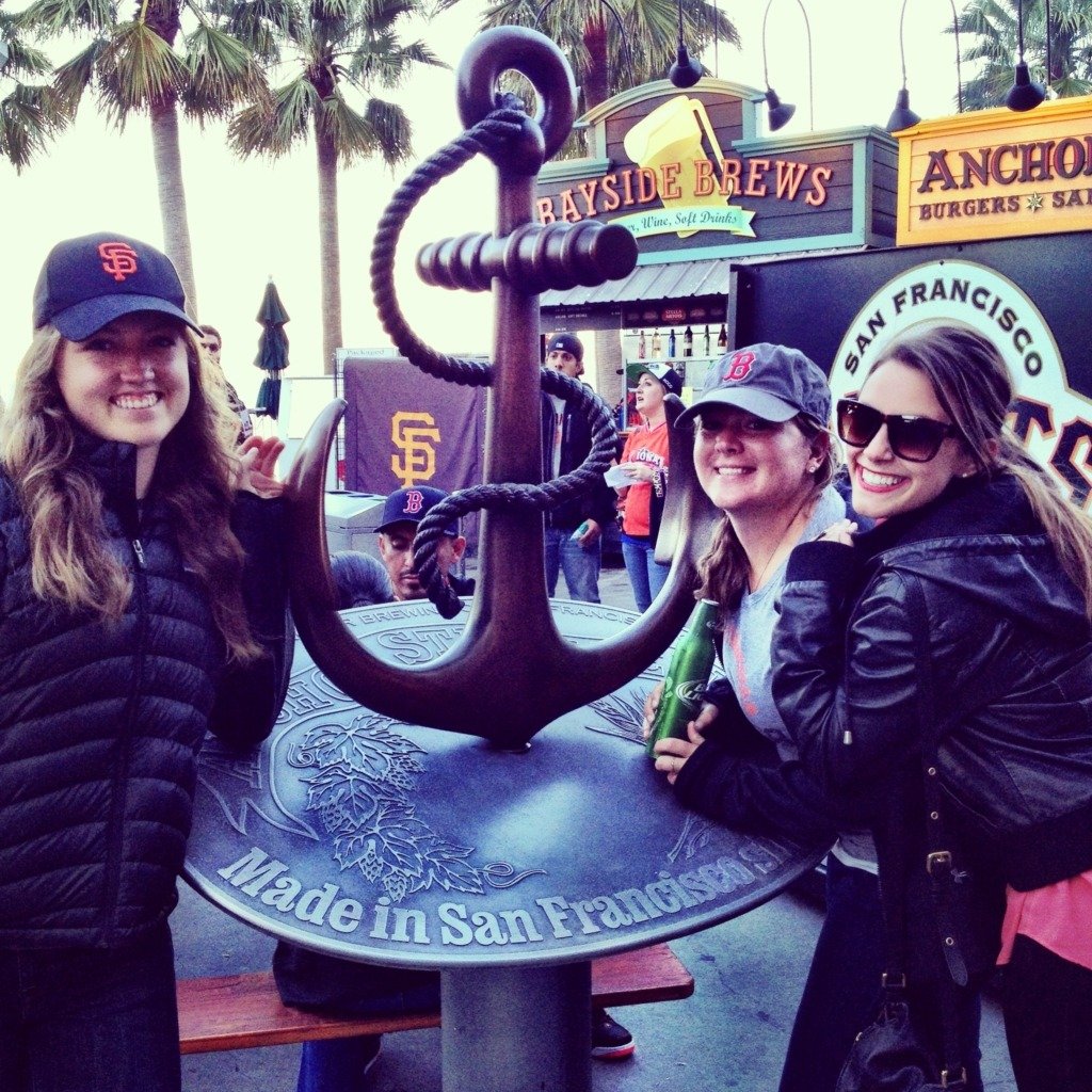 Food vendors at AT&T Park