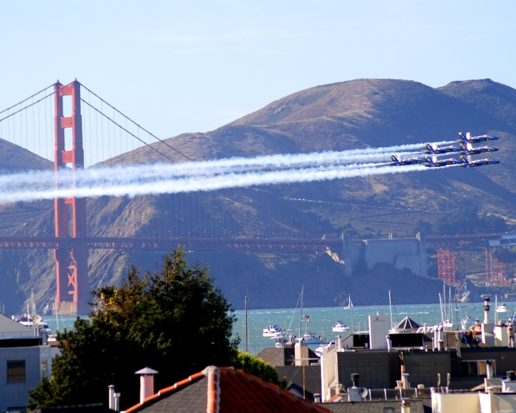 blue angel Fleet Week in SF