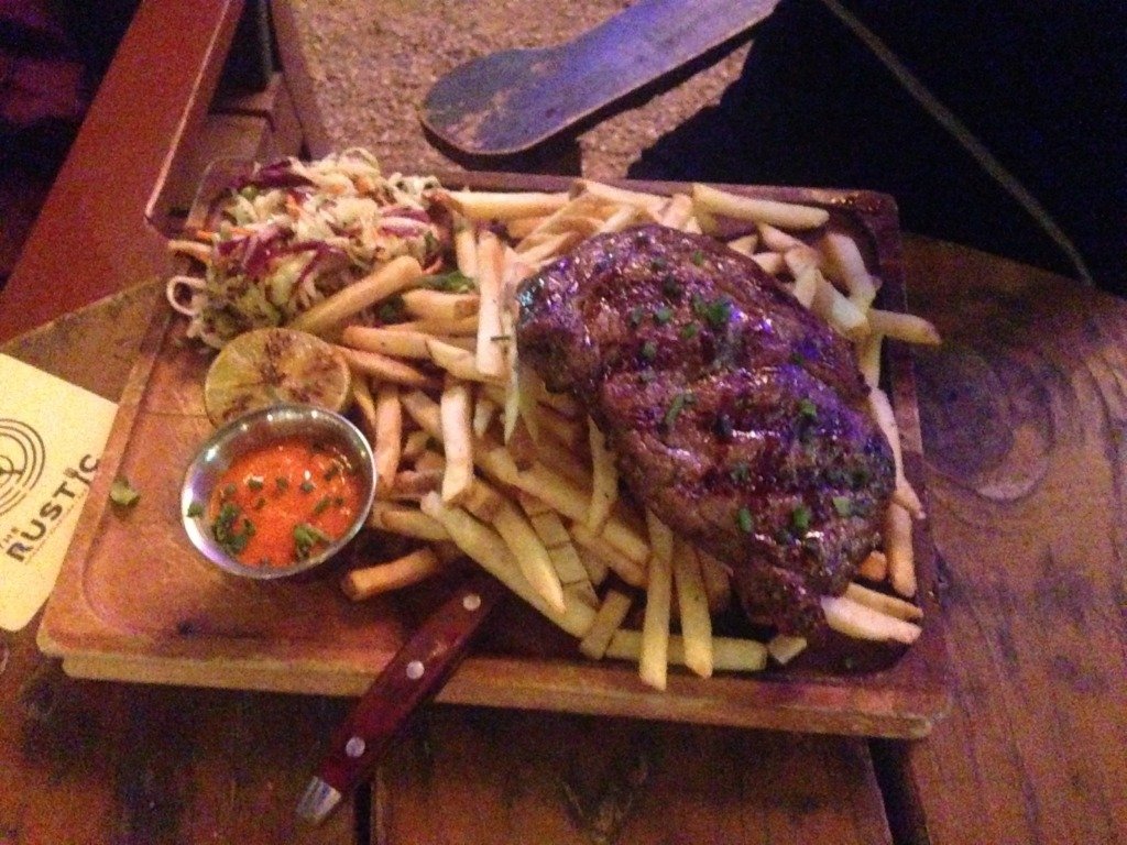 The Rustic Dallas steak The Rustic Dallas steak