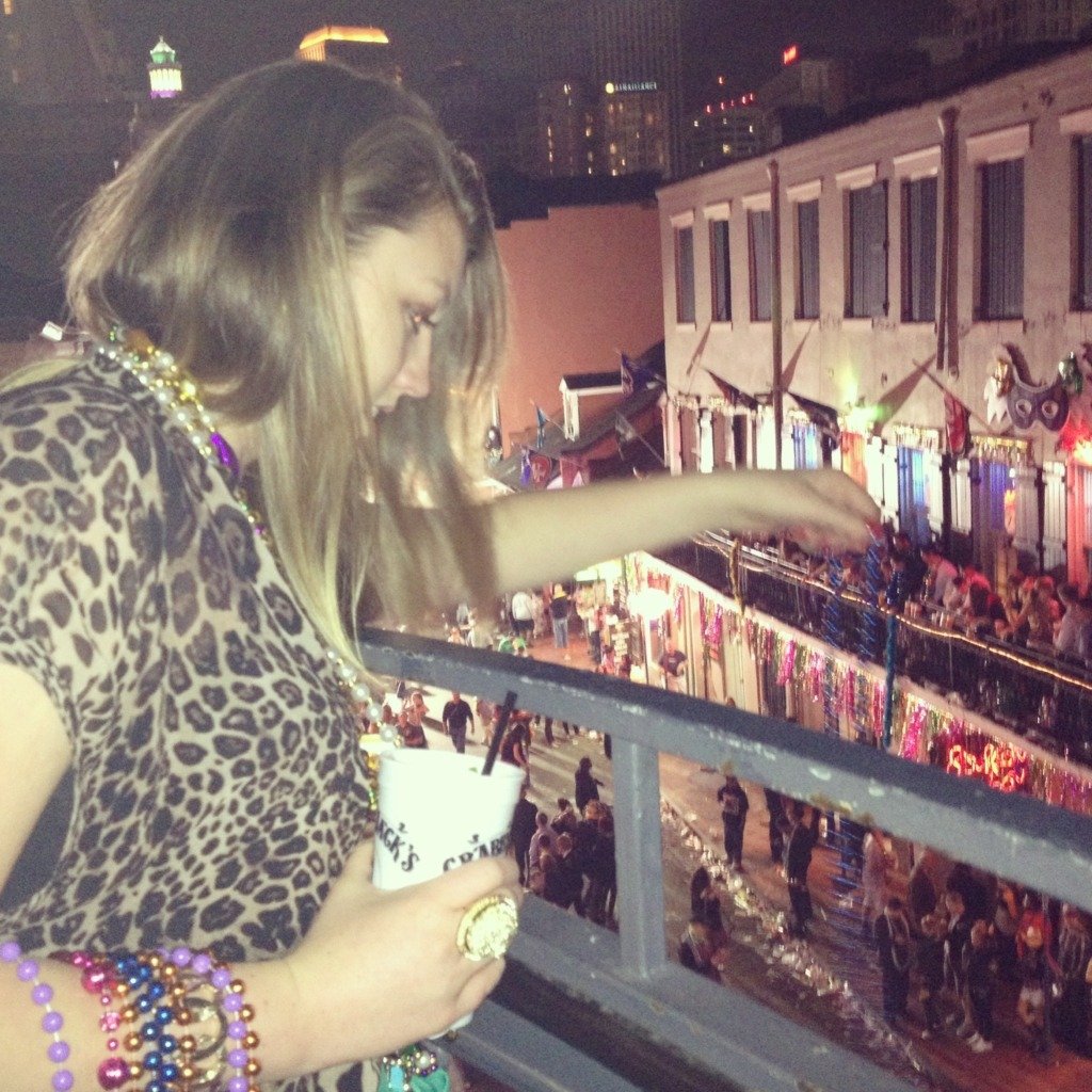partying in New Orleans