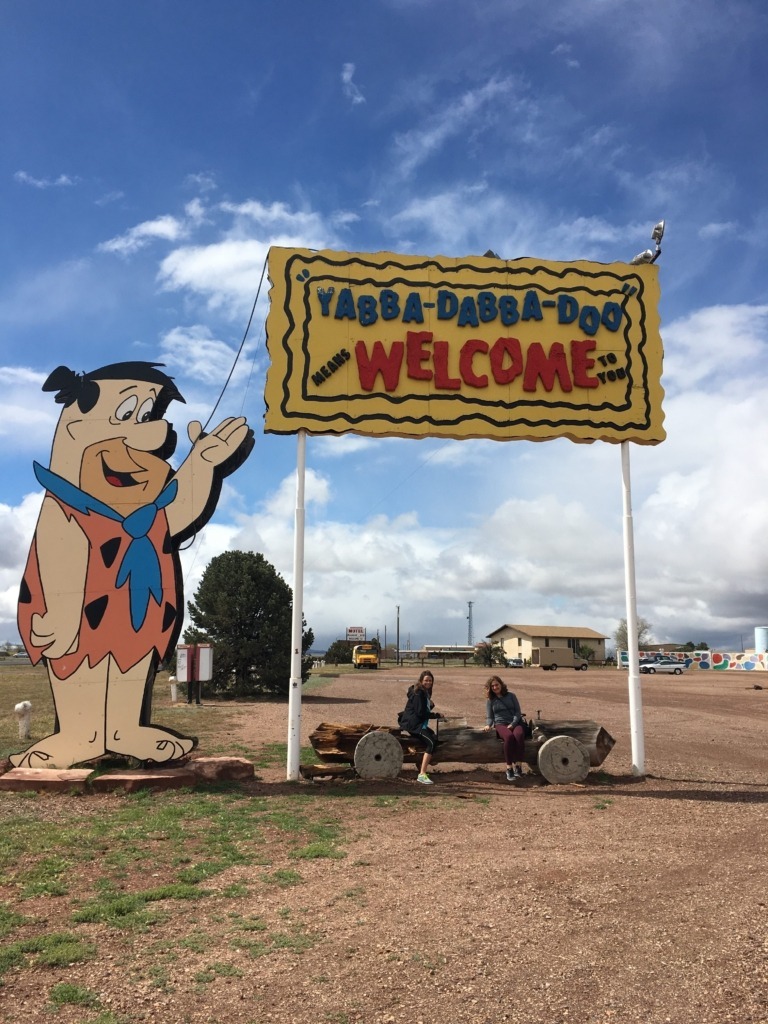Flintstone statue