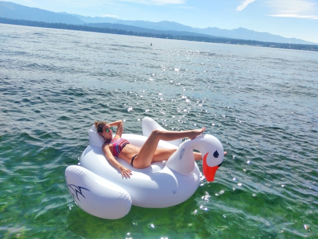 swan float