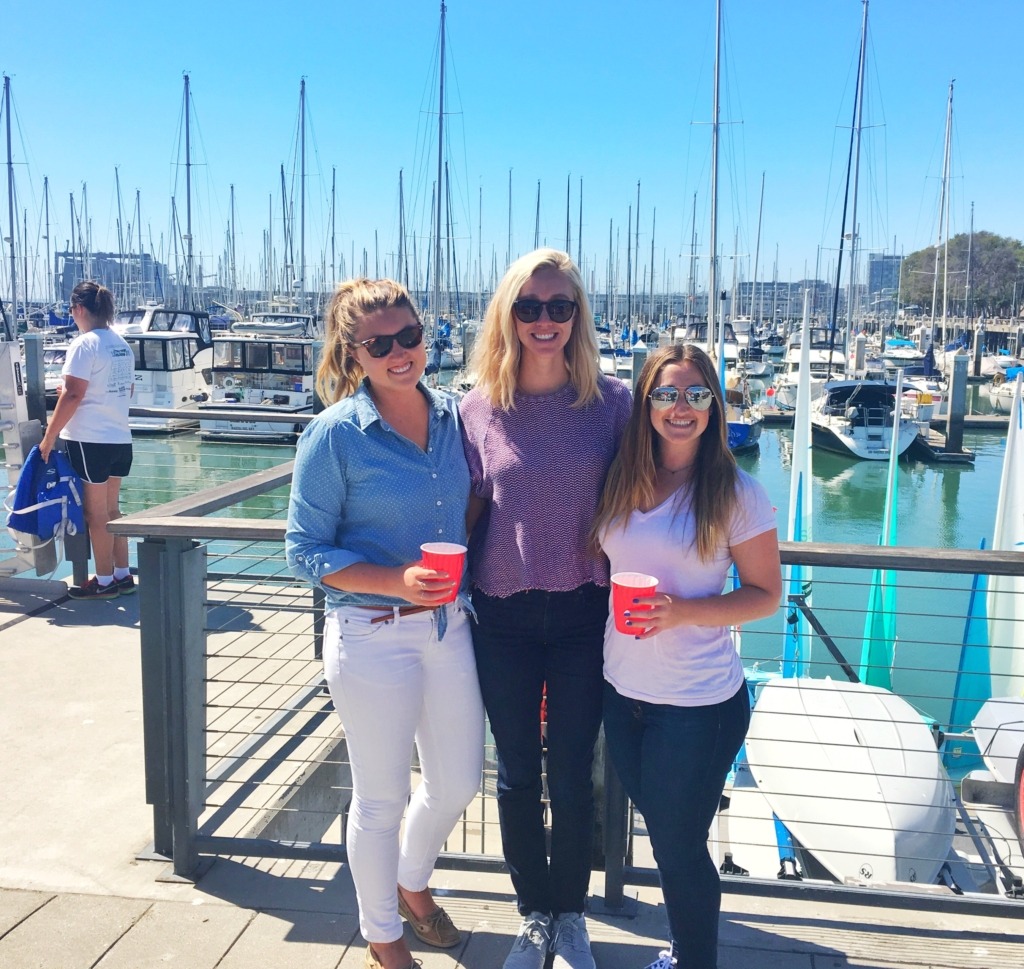 Katie with friends