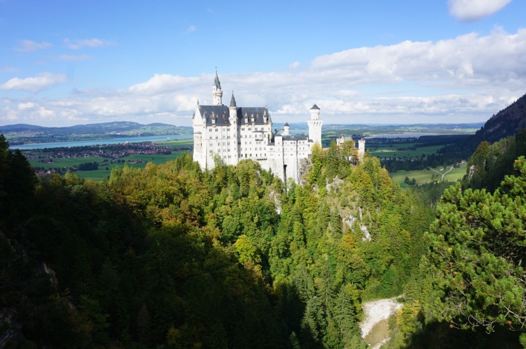 Neuschwanstein Castle view