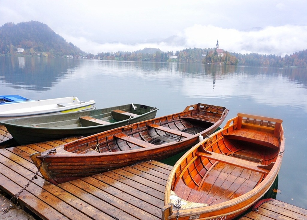Lake Bled boats