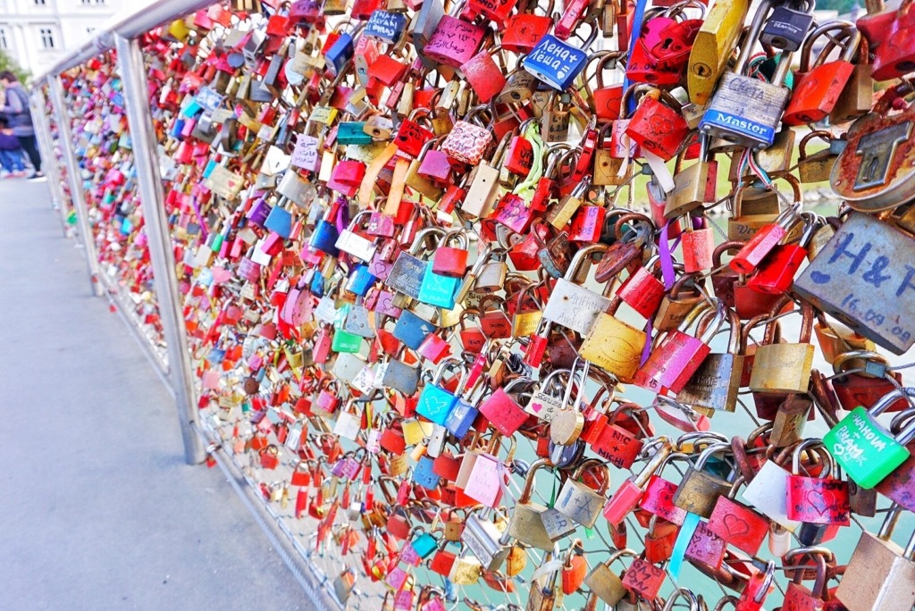 Love locks - Why Salzburg is My Favorite City in Austria