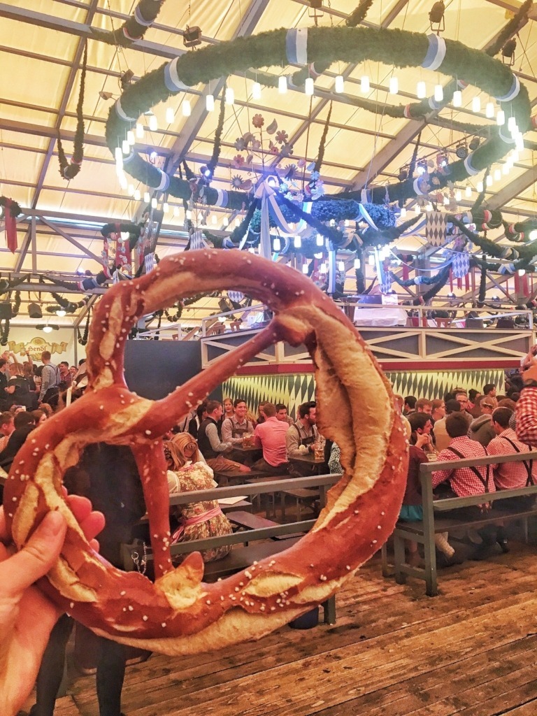 Oktoberfest huge pretzel
