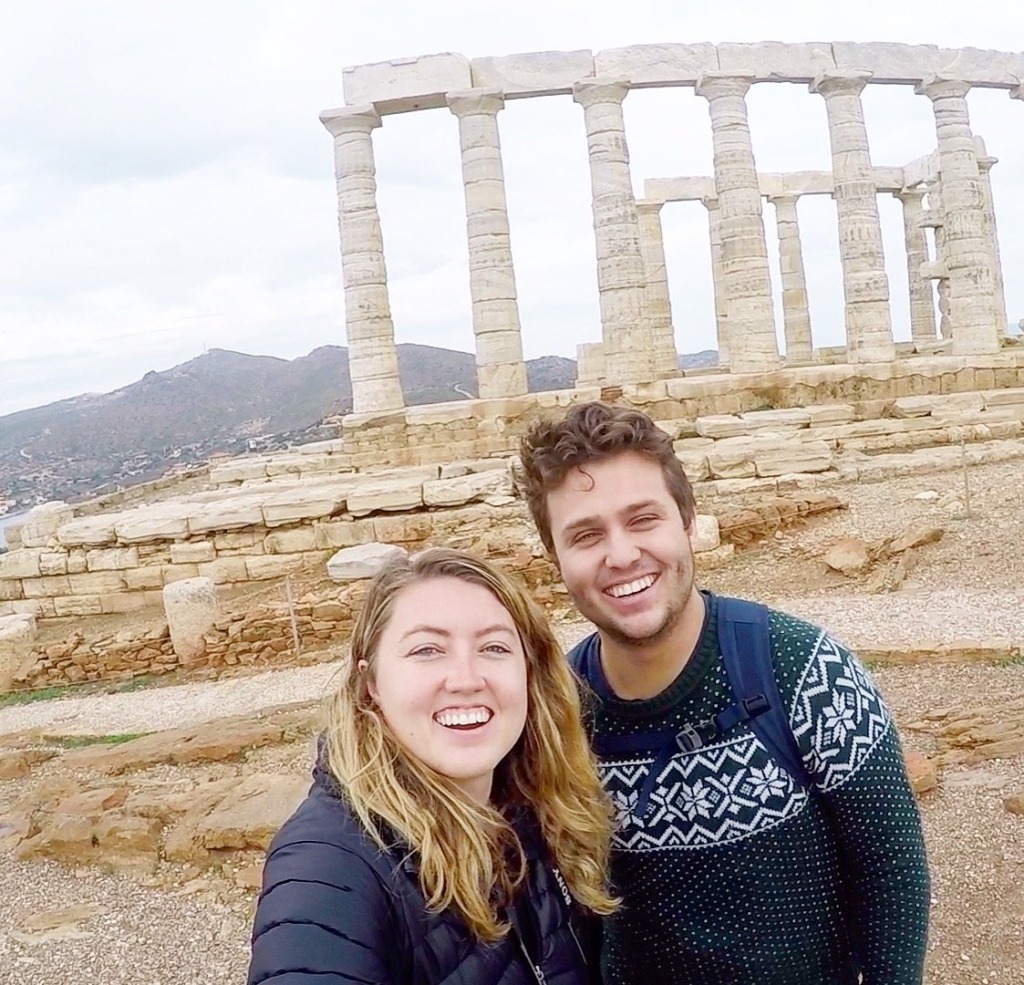 Katie and Mikael in Athens