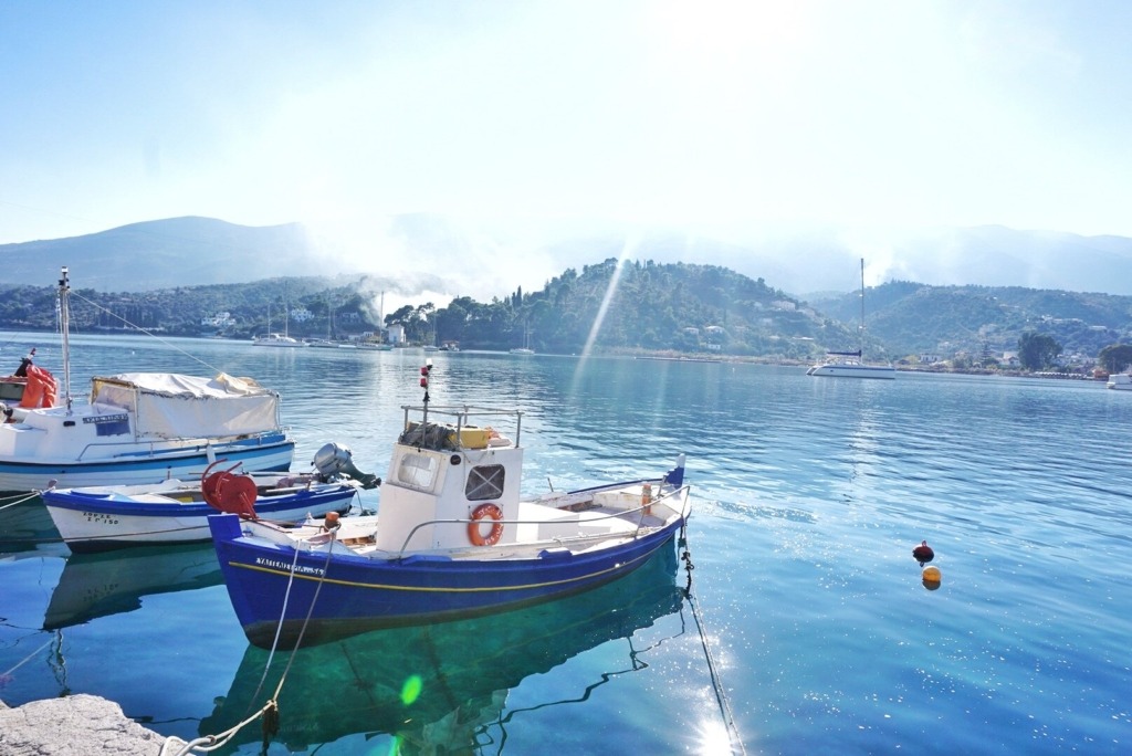 Greece sail boats