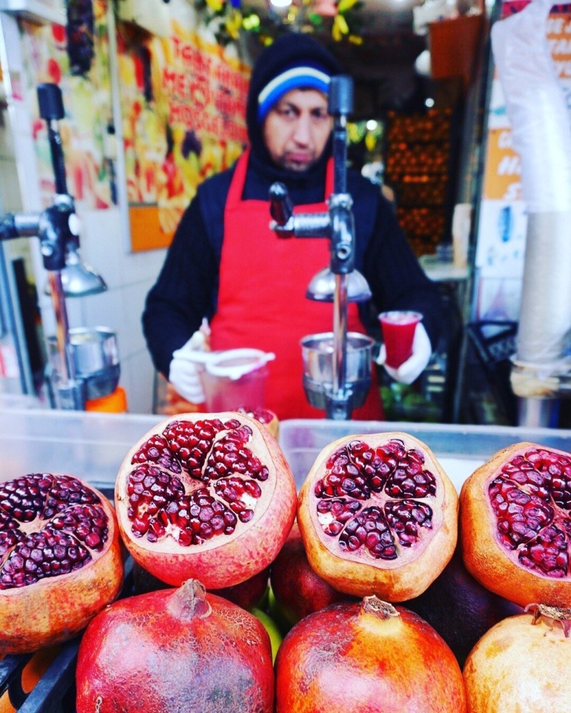 fresh pomegranate juice