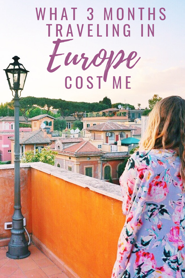 What 3 months of traveling in europe cost me! What 3 months of traveling in europe cost me!