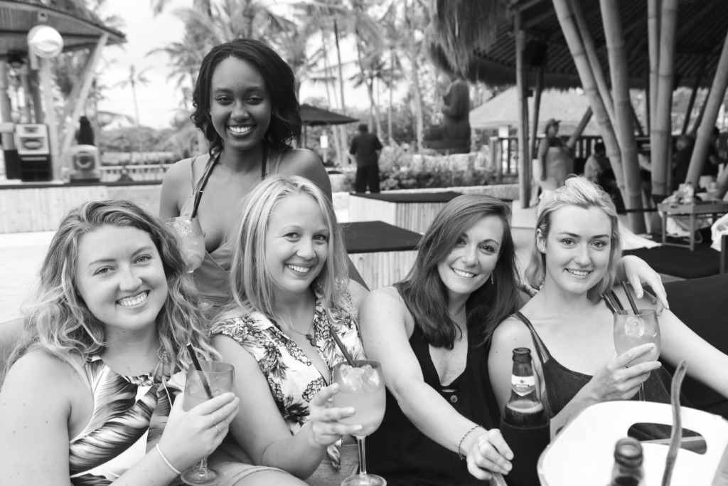 female travelers in Bali female travelers in Bali