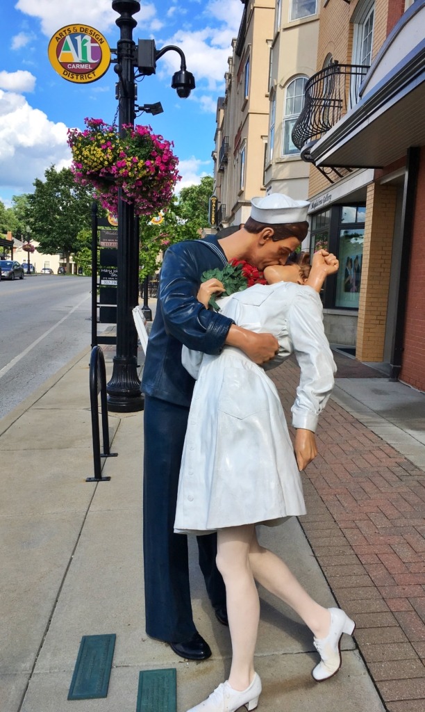 statue art at Carmel
