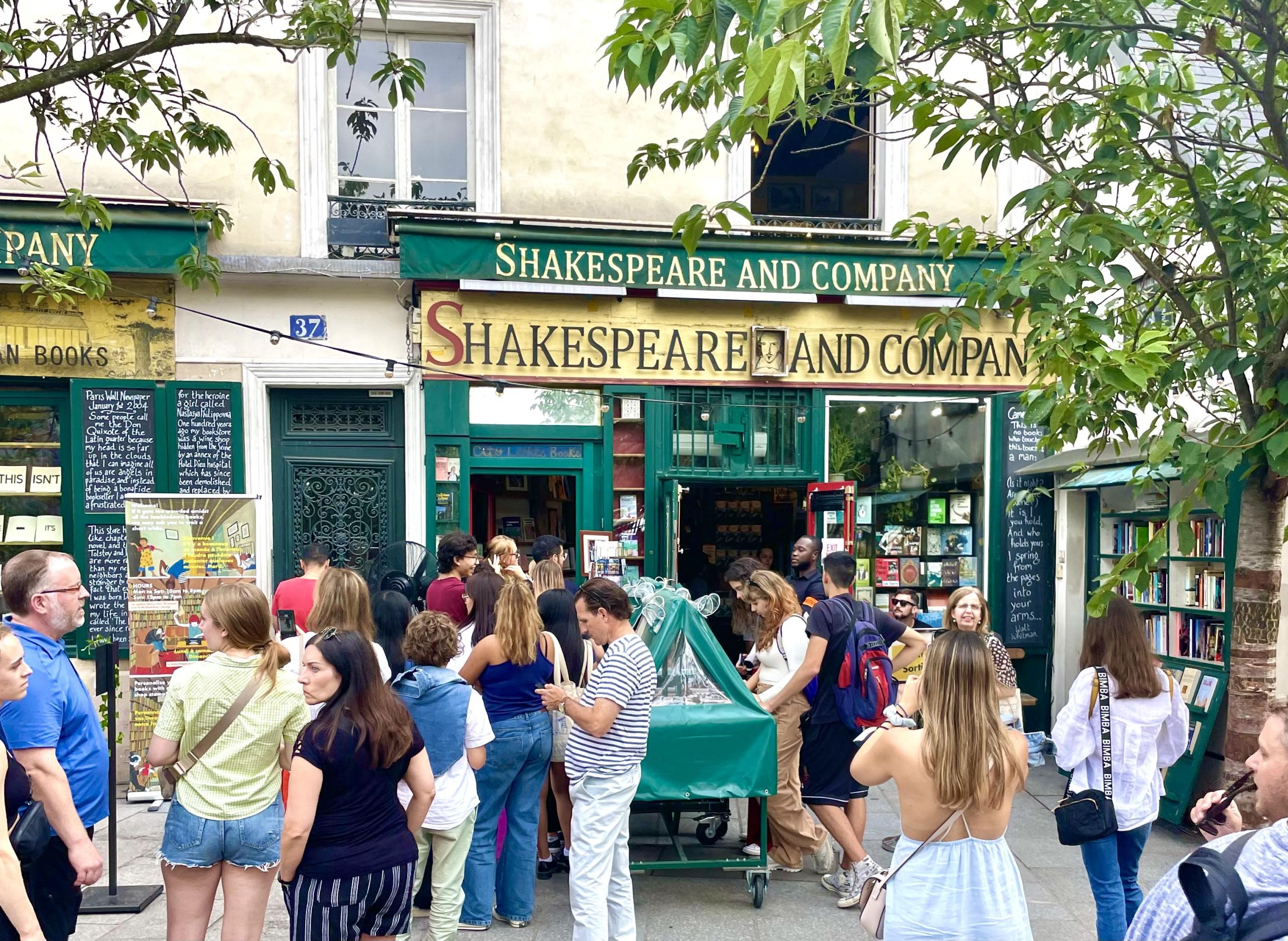 Shakespeare and Company Bookstore