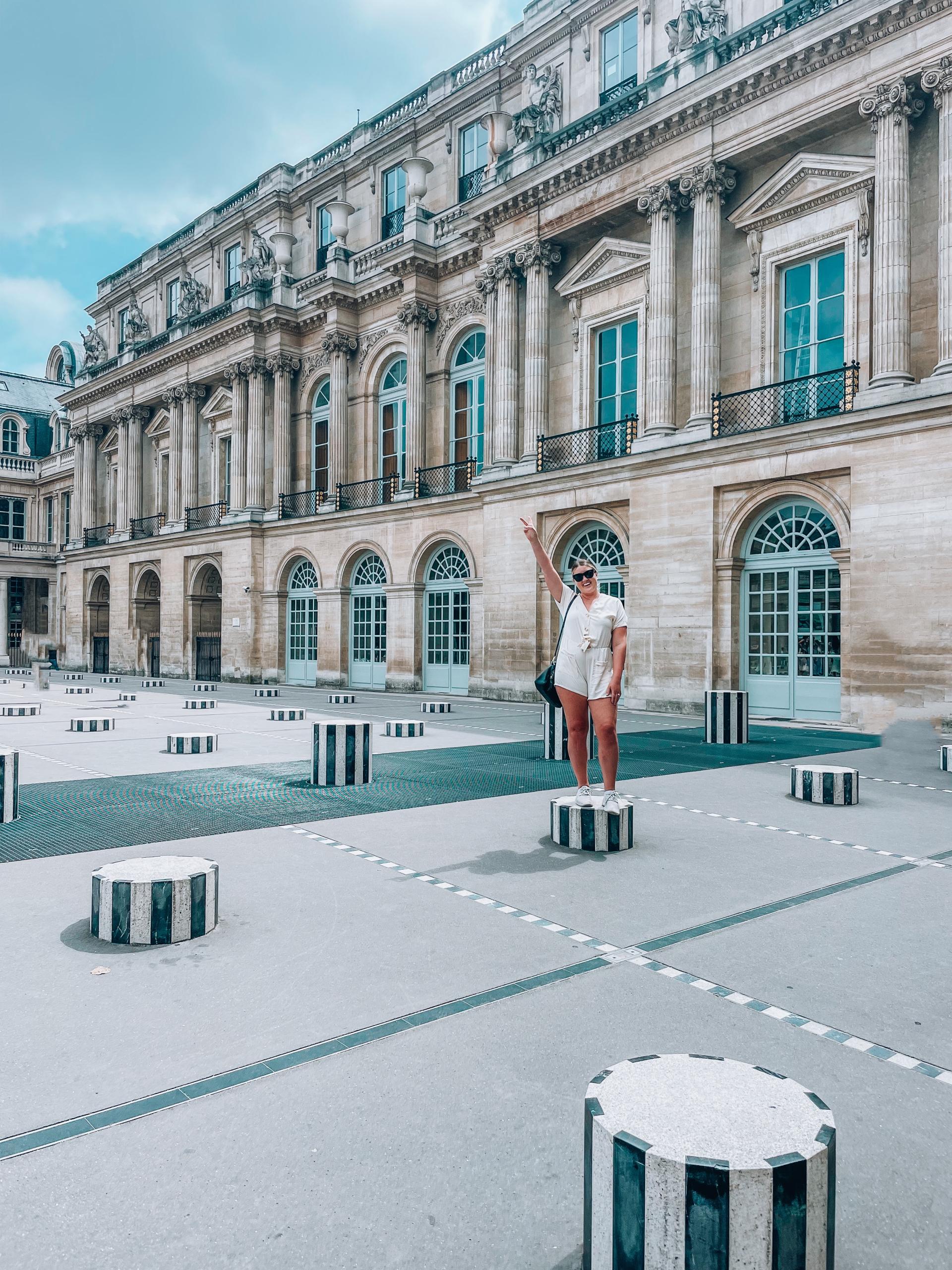 art installation at Les Deux Plateaux
