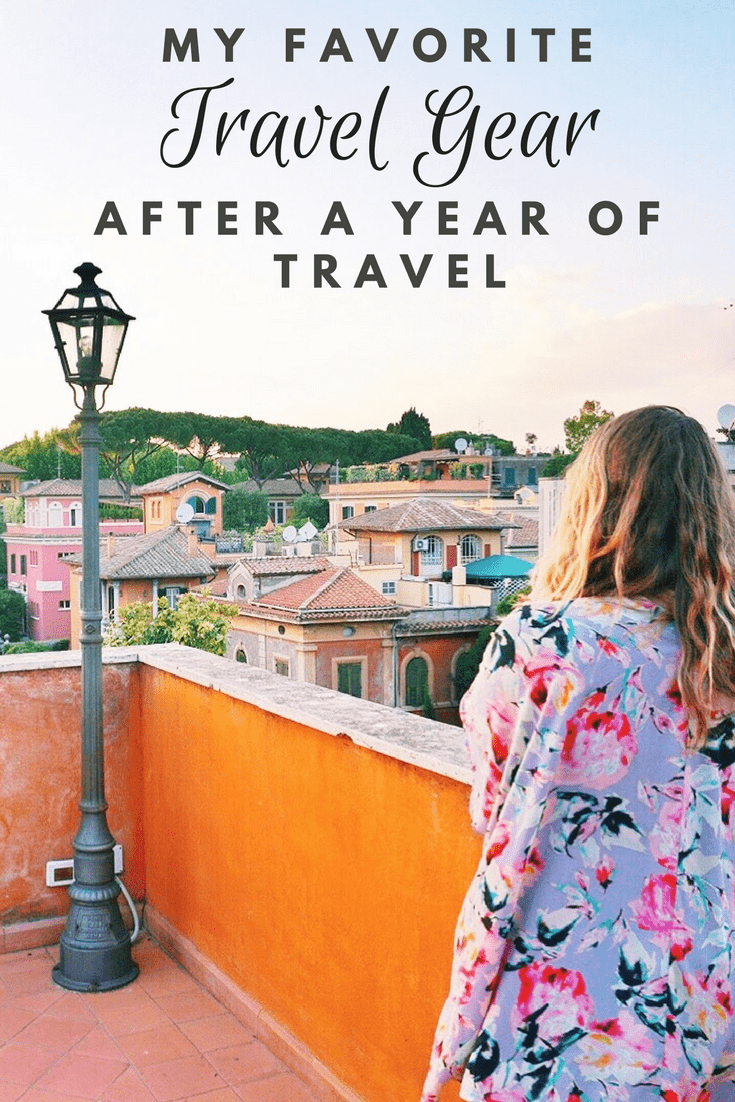 Travel Gear after one year of travel