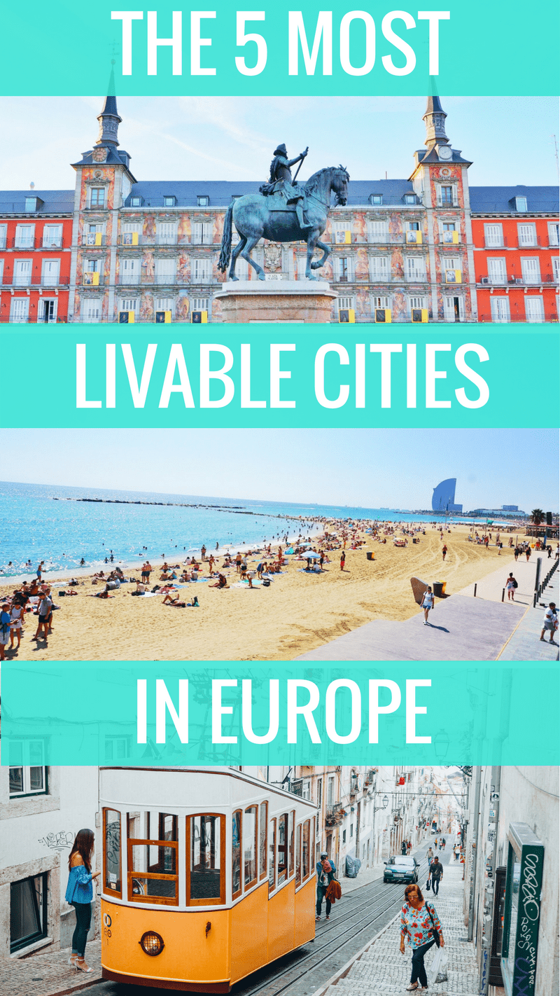 The 5 Most Livable Cities in Europe The 5 Most Livable Cities in Europe