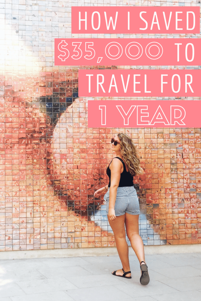 How I saved $35,000 to travel the world for a year