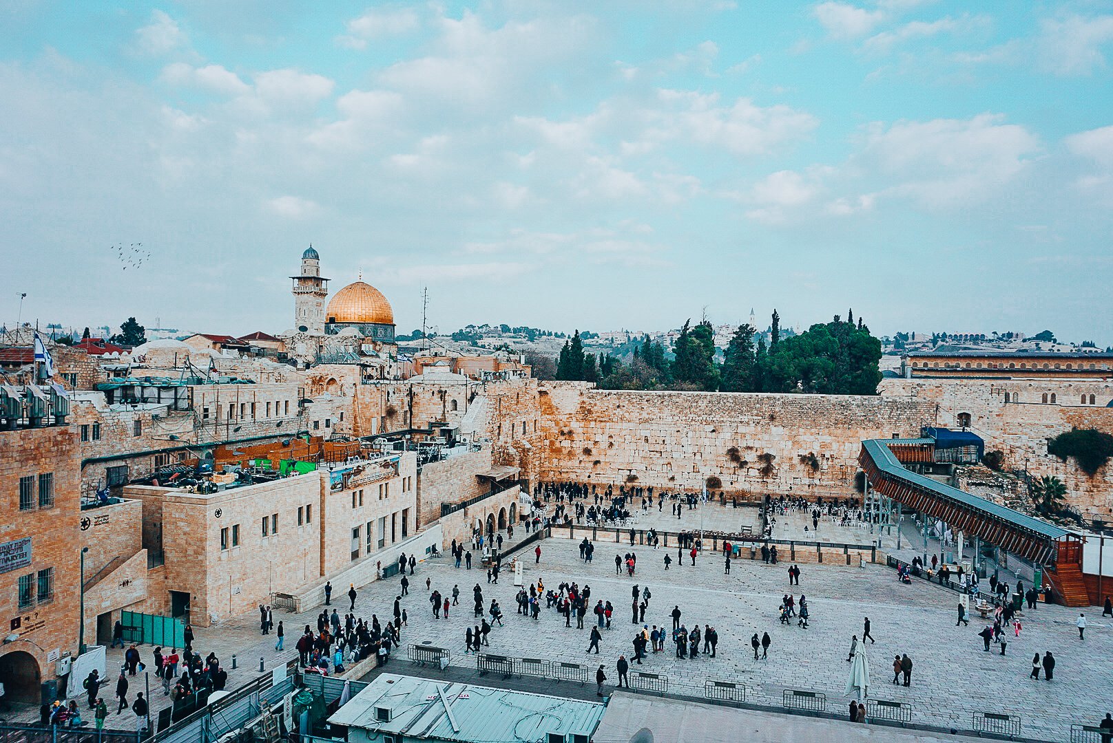 people in Dome of the Rock