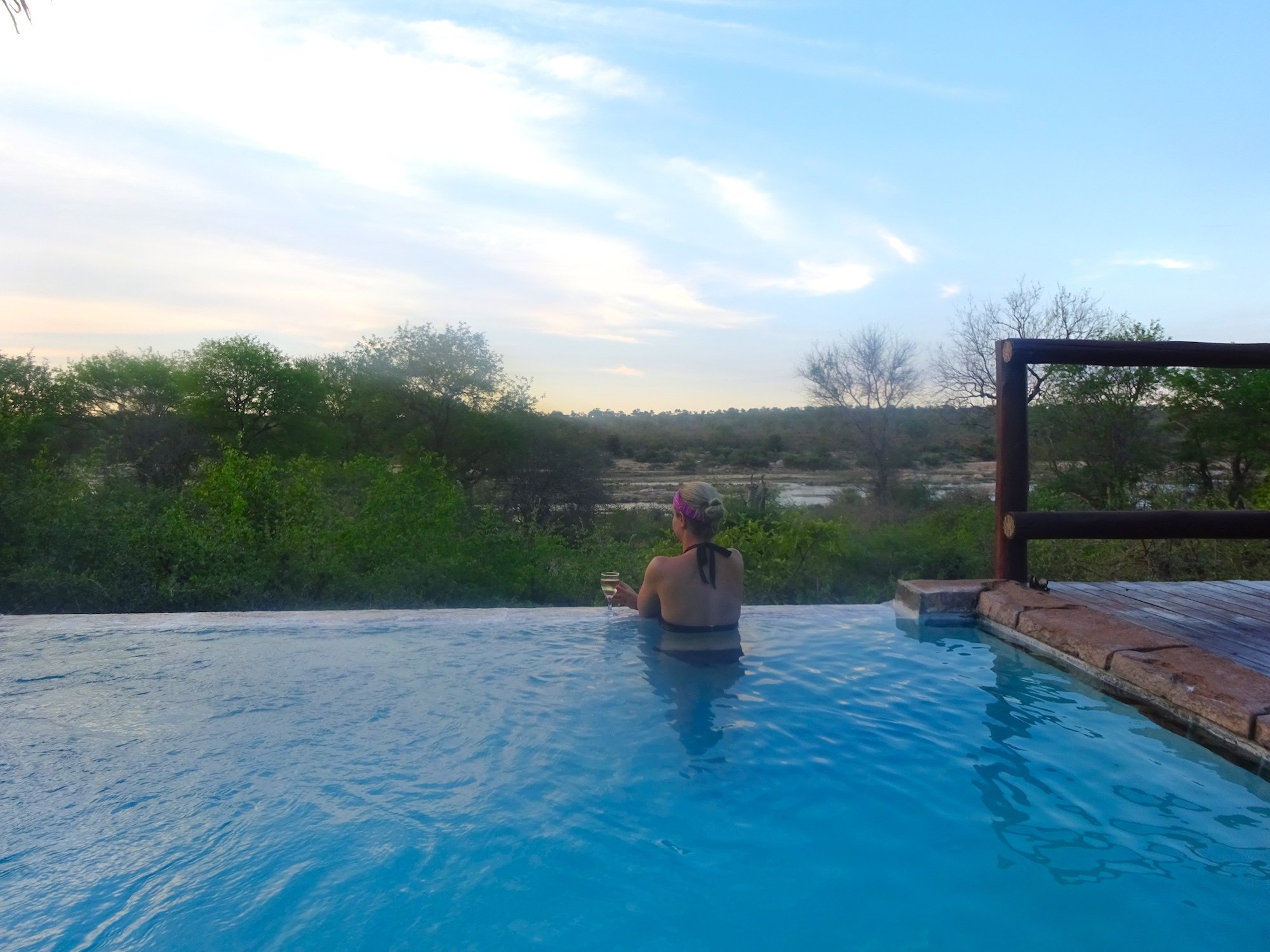 two week itinerary for south africa | Bushwise Safari Lodge pool