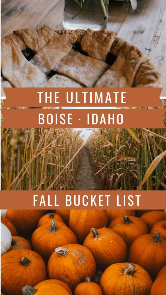 fall boise bucket list