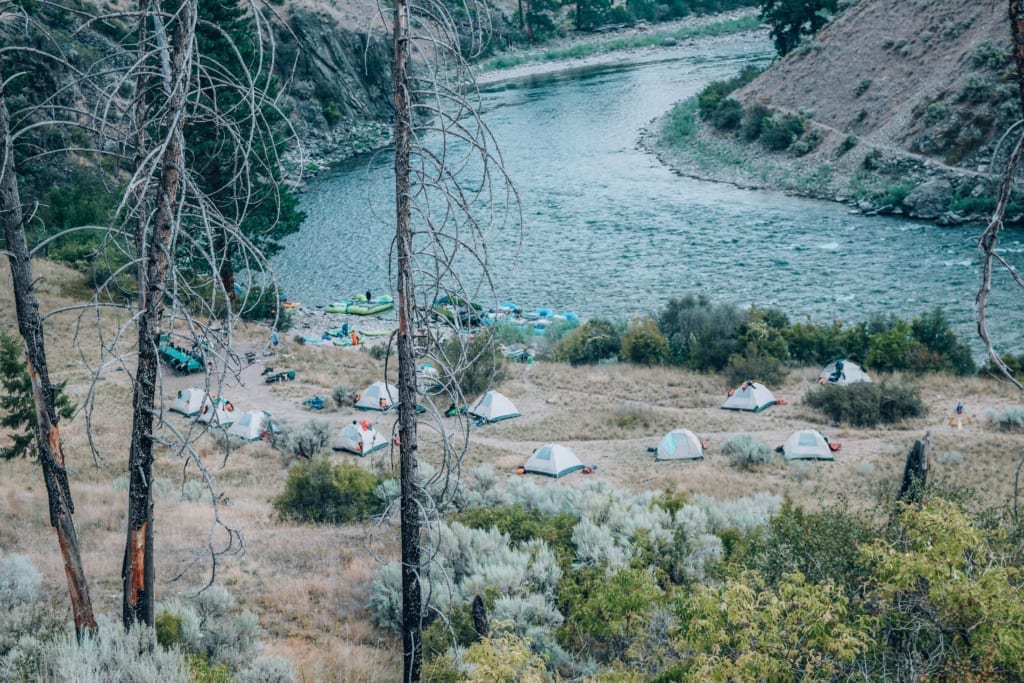 camping in Idaho