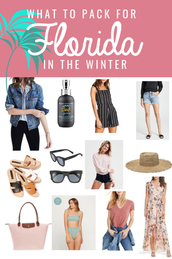 Florida winter packing list