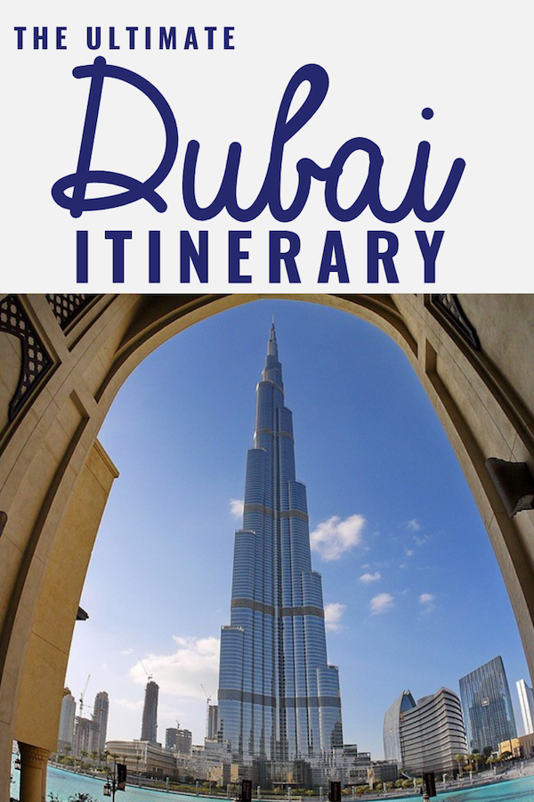 1 Week Dubai Itinerary 1 Week Dubai Itinerary