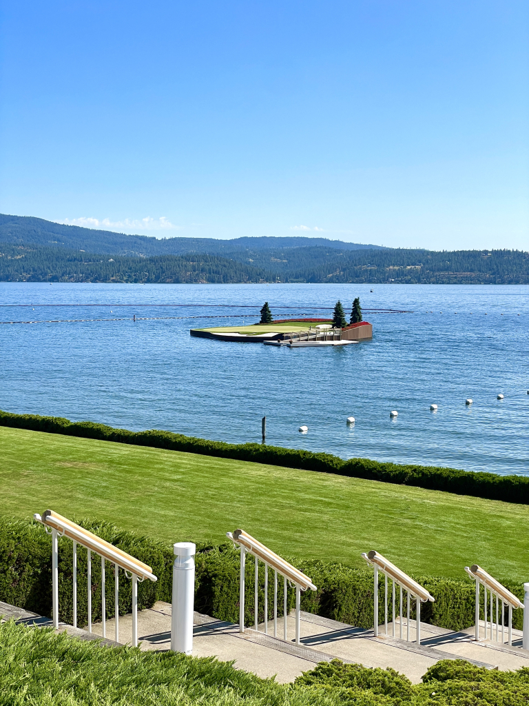 coeur d'alene floating green