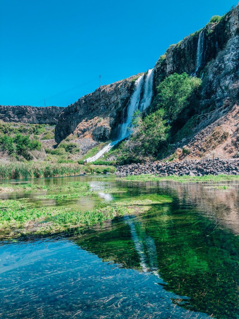 Ritter island waterfall | A Weekend in Thousand Springs State Park