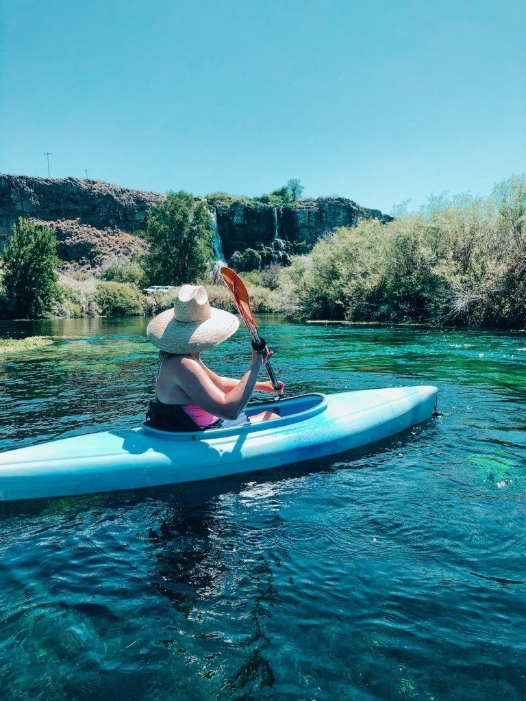 difficulty kayaking to blue heart