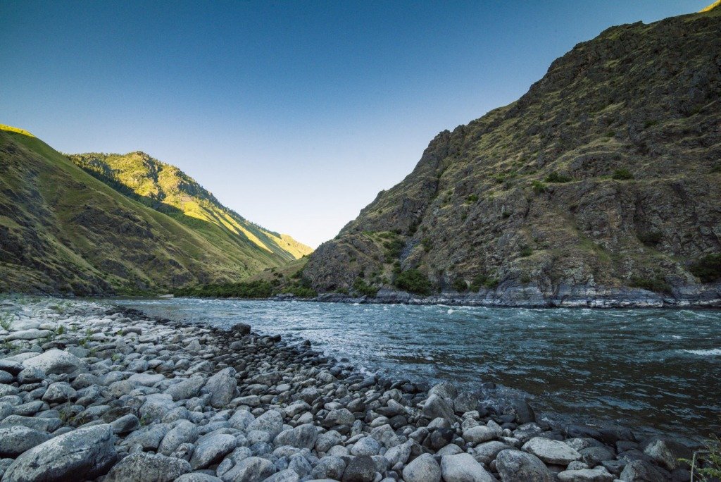 Hells Canyon Snake River sunrise
