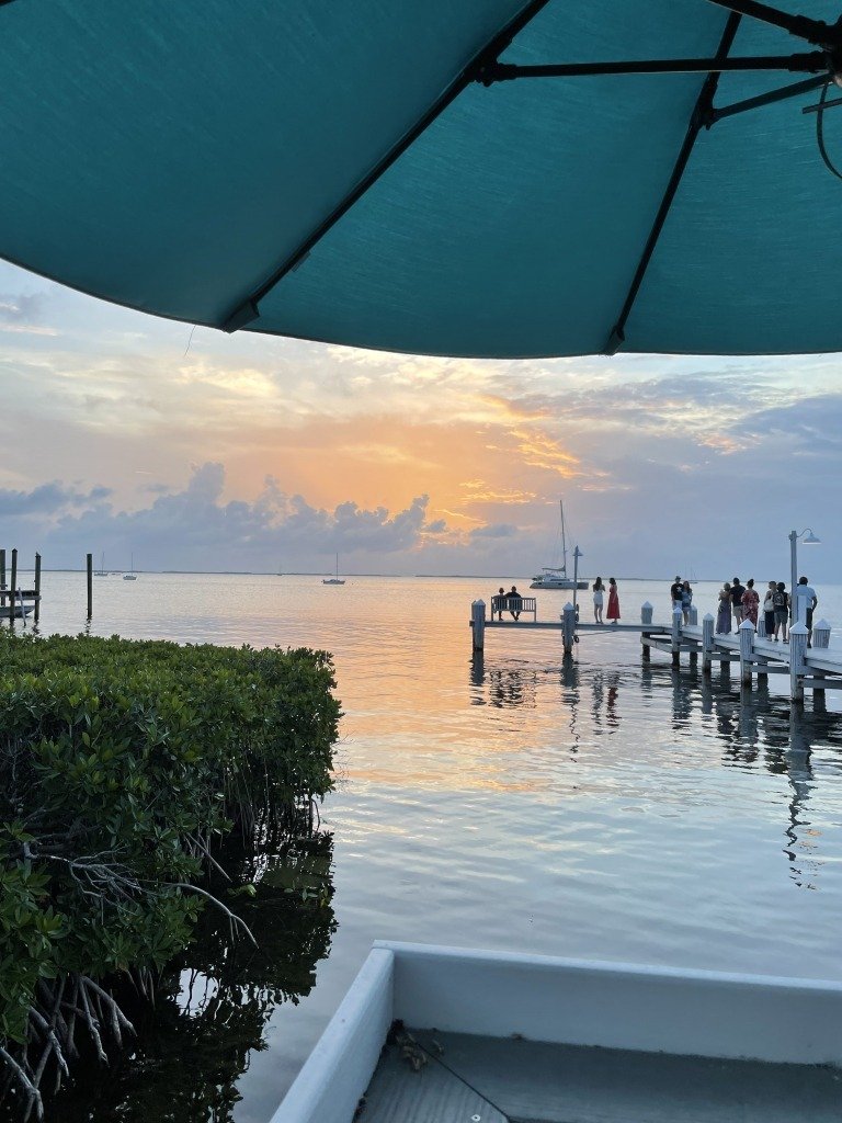 Sunset at Sundowners Restaurant
