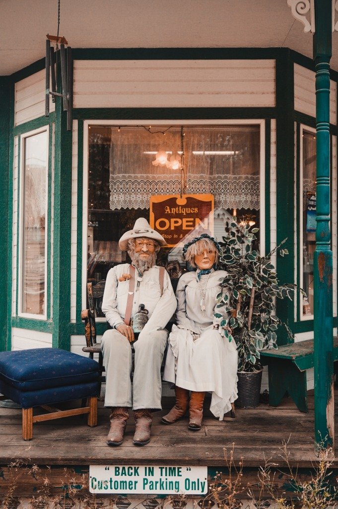 desolate mining ghost towns in Idaho.