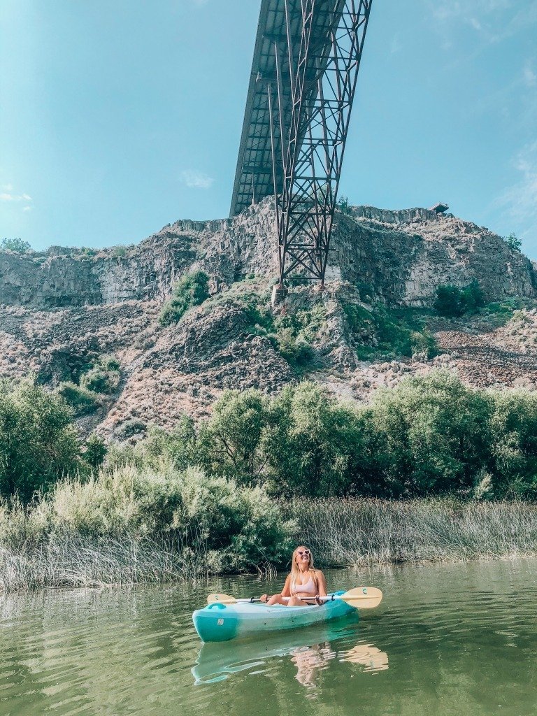 Kayaking to The Perrine Bridge