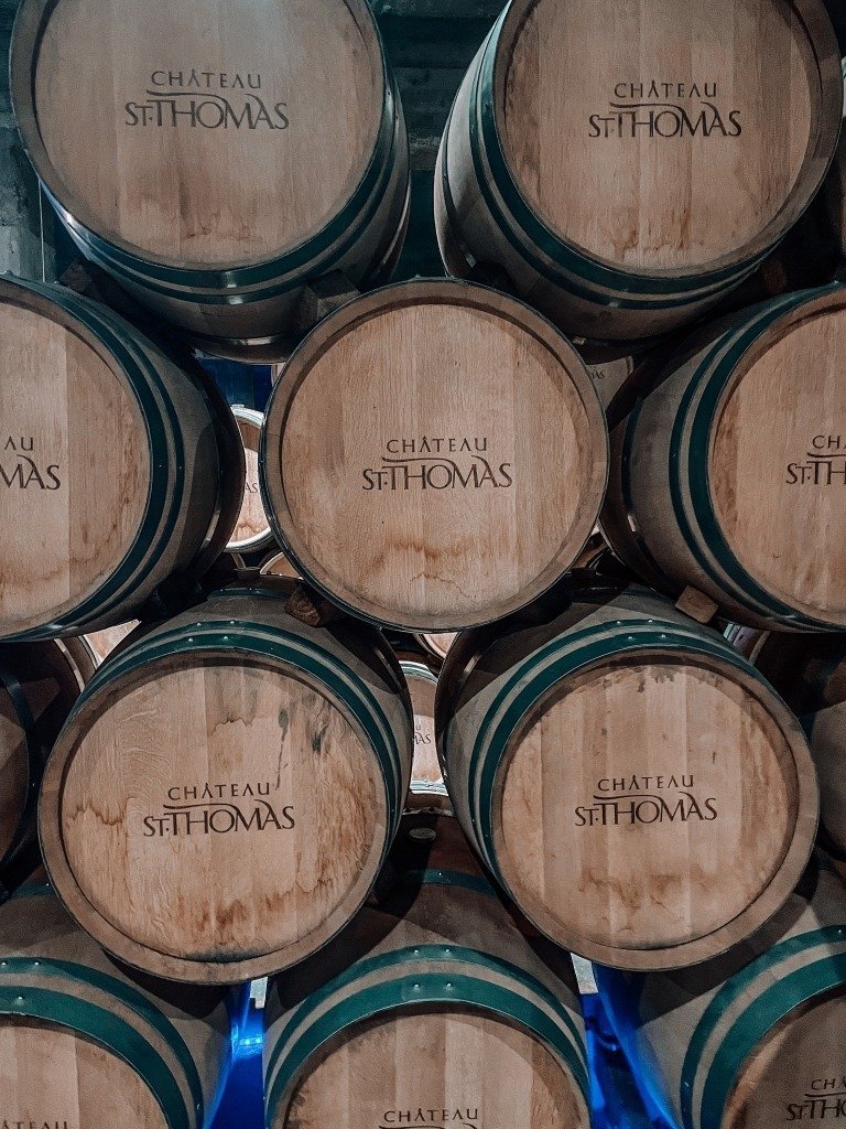 Bekaa Valley wine barrels