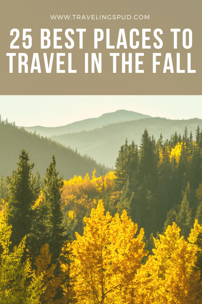 The best places to travel in the fall