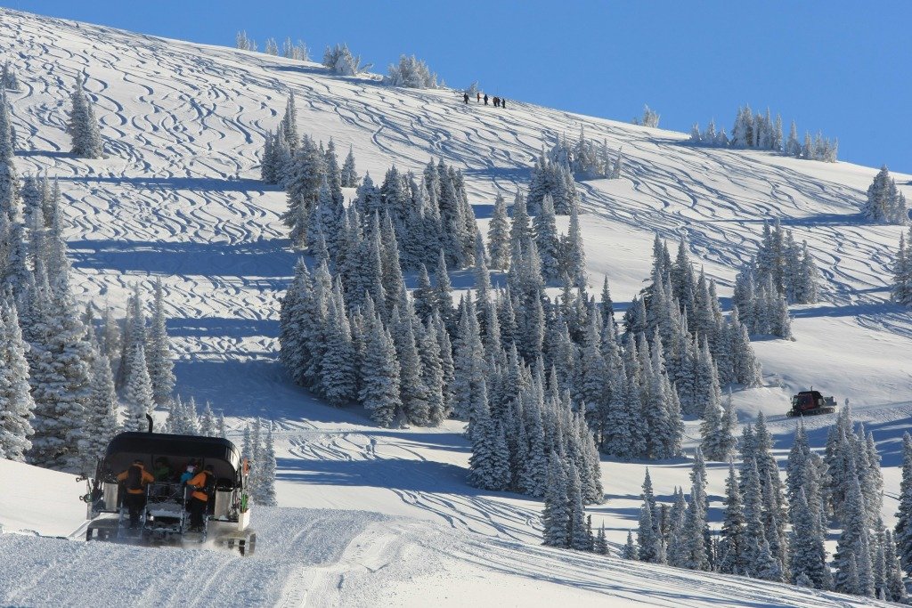 Driggs, Idaho in winter