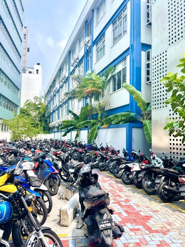 Male_Street_2 Motorbike rental Malé, Maldives