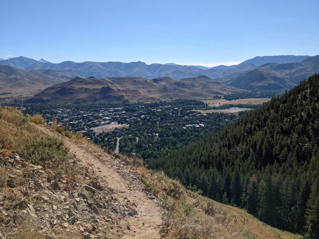 Bald Mountain Scenic Overlook in Sun Valley