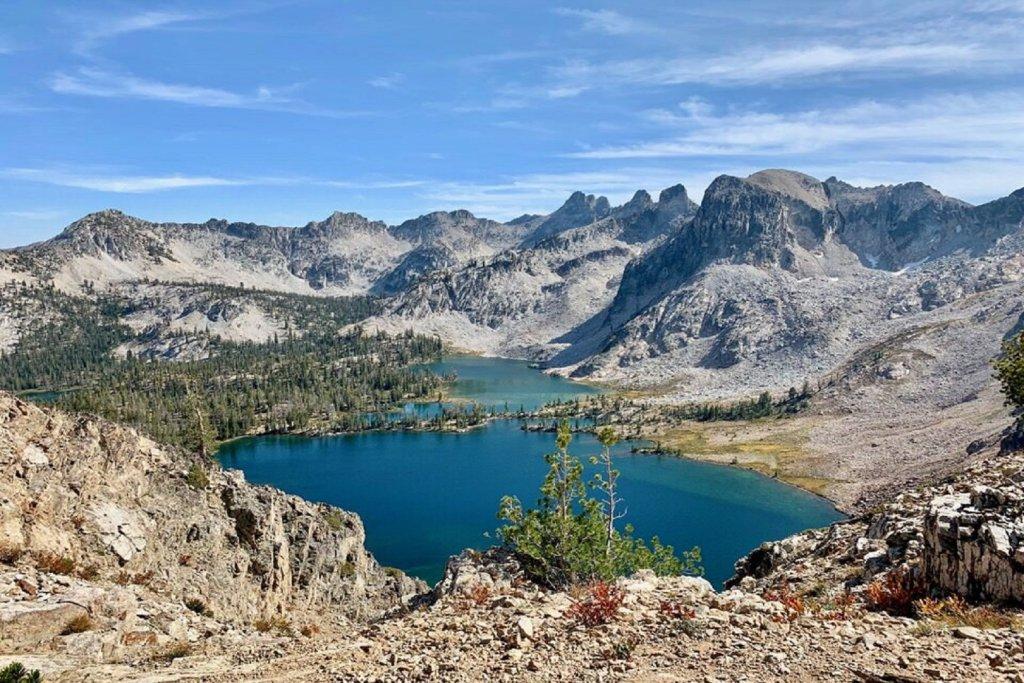 twin-lakes Alice Toxaway Loop in the Sawtooth Mountains