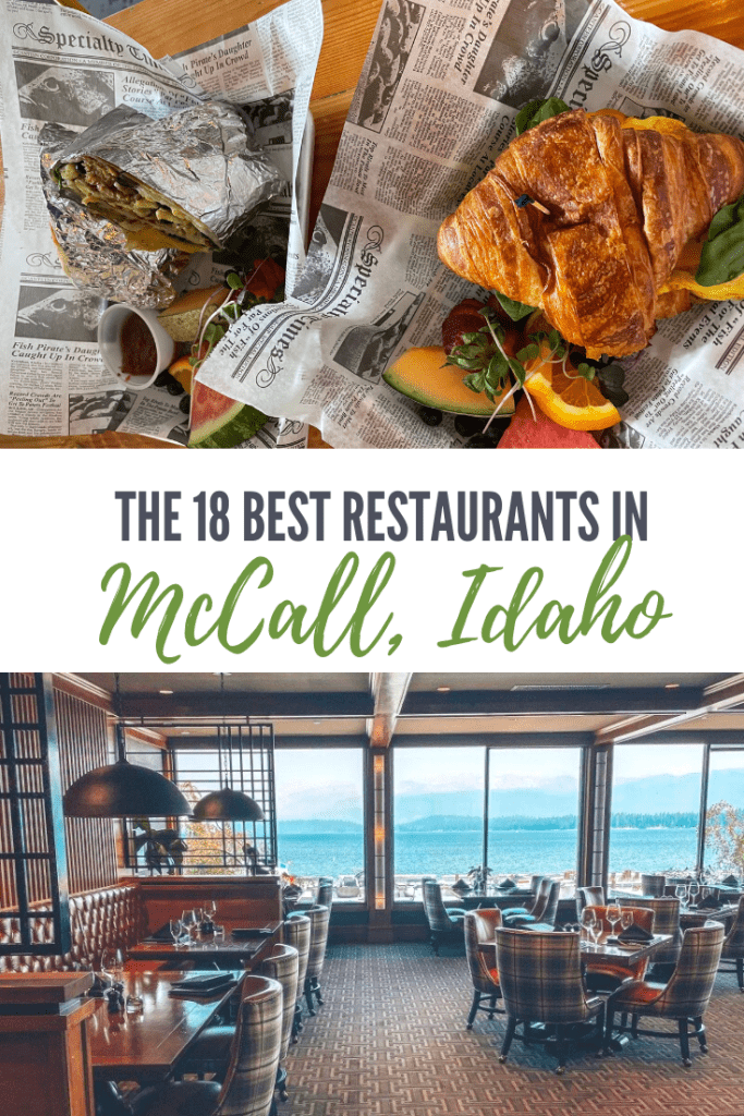 best restaurants in McCall Idaho