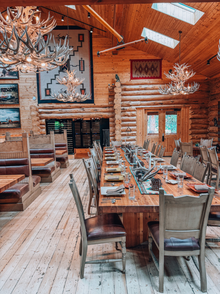 Silvies Valley Ranch dining area
