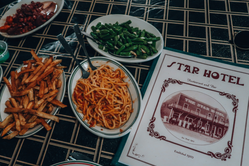 Basque dinner at The Star Hotel