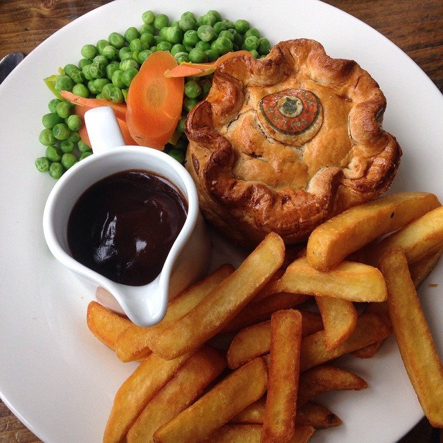 english pie Something about a traditional #englishpie I cannot pass up. #London #ttot #travelblogger