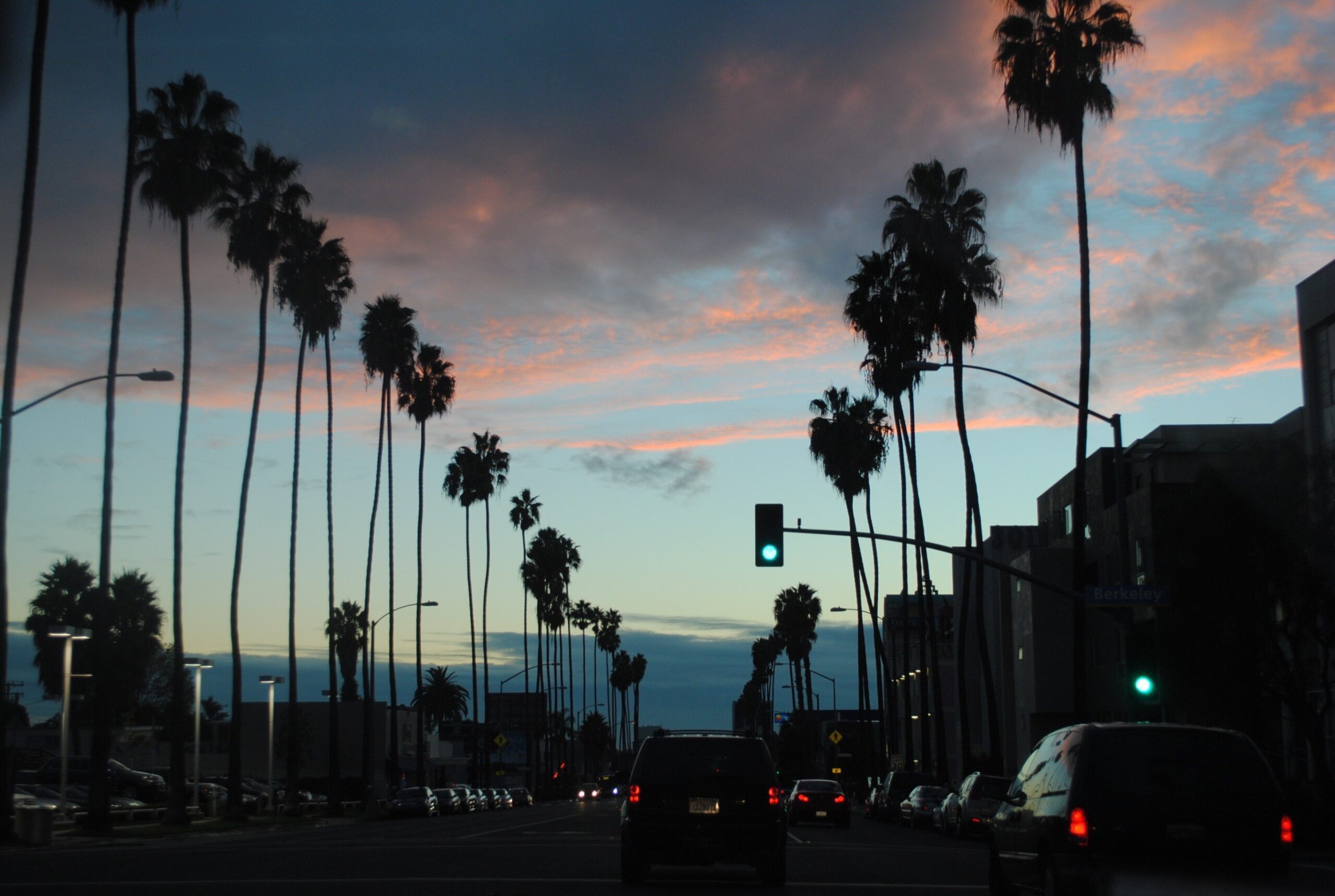 Santa Monica sunset Santa Monica | Stops I Made While Driving the California Coast