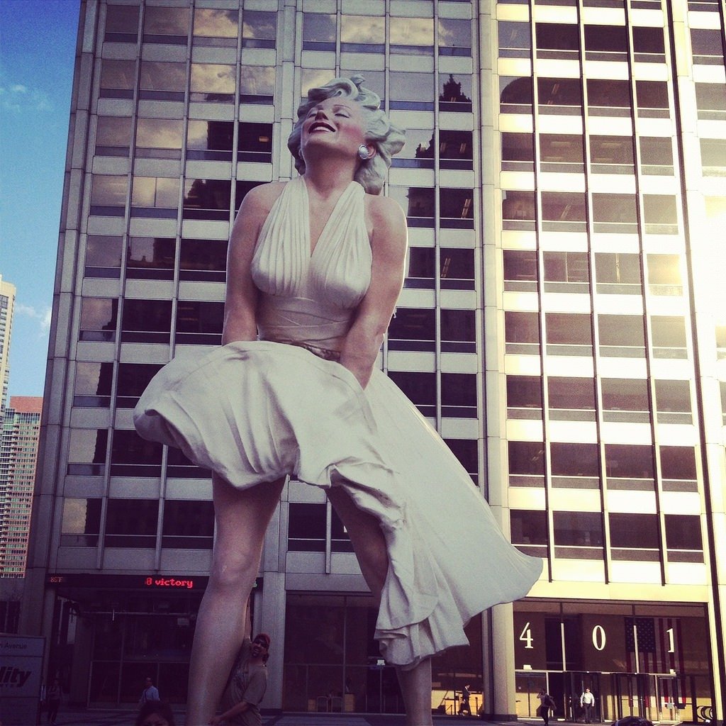 marilyn monroe sculpture Reasons To Visit Chicago | marilyn monroe sculpture